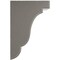 Ekena Millwork 3 1/2"W x 5"D x 7 1/2"H Bedford Wood Vintage Decor Bracket, Reclaimed Grey BKTWD04X05X08BEGY - alternate 2